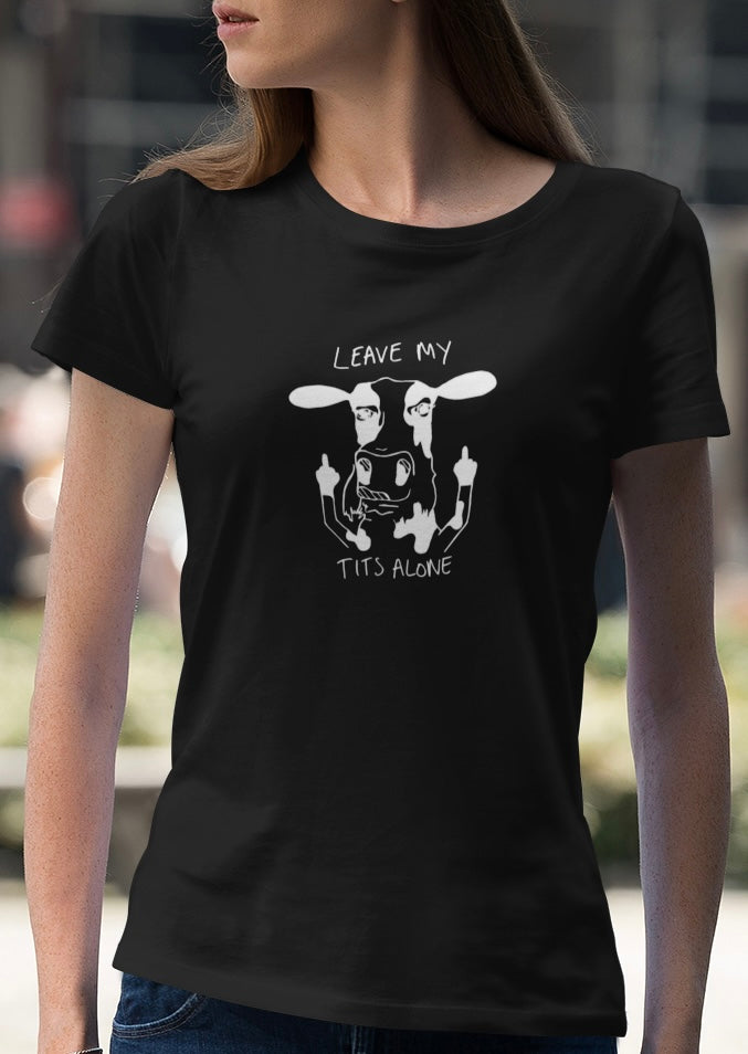 Leave my tits alone - Frauen Premium Shirt