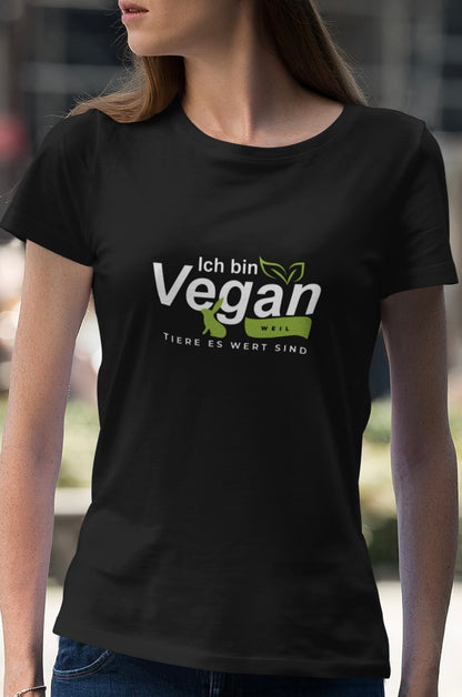 Ich bin Vegan - Frauen Premium Shirt