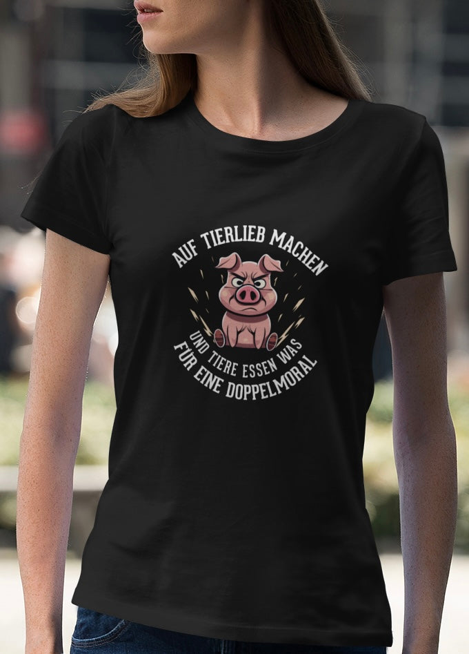 Auf Tierlieb machen - Frauen Premium Shirt