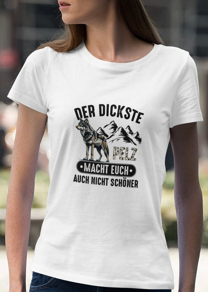 Pelz macht euch nicht schöner - Frauen Premium Shirt