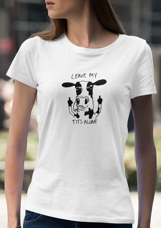 Leave my tits alone - Frauen Premium Shirt