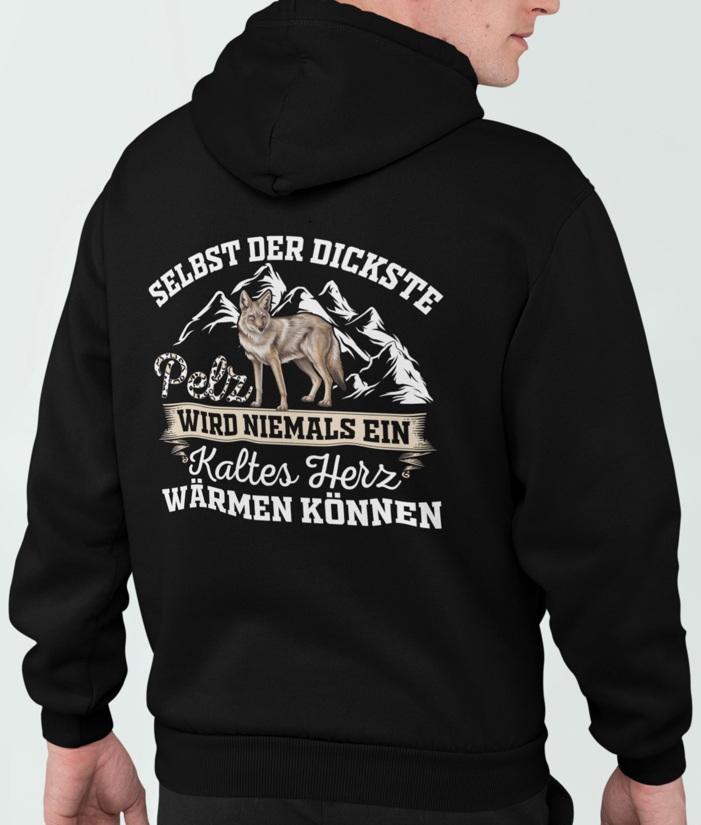 Selbst der dickste Pelz wird niemals ein kaltes Herz wärmen - Premium Hoodie