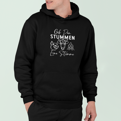 Gib den Stummen eine Stimme - Premium Hoodie