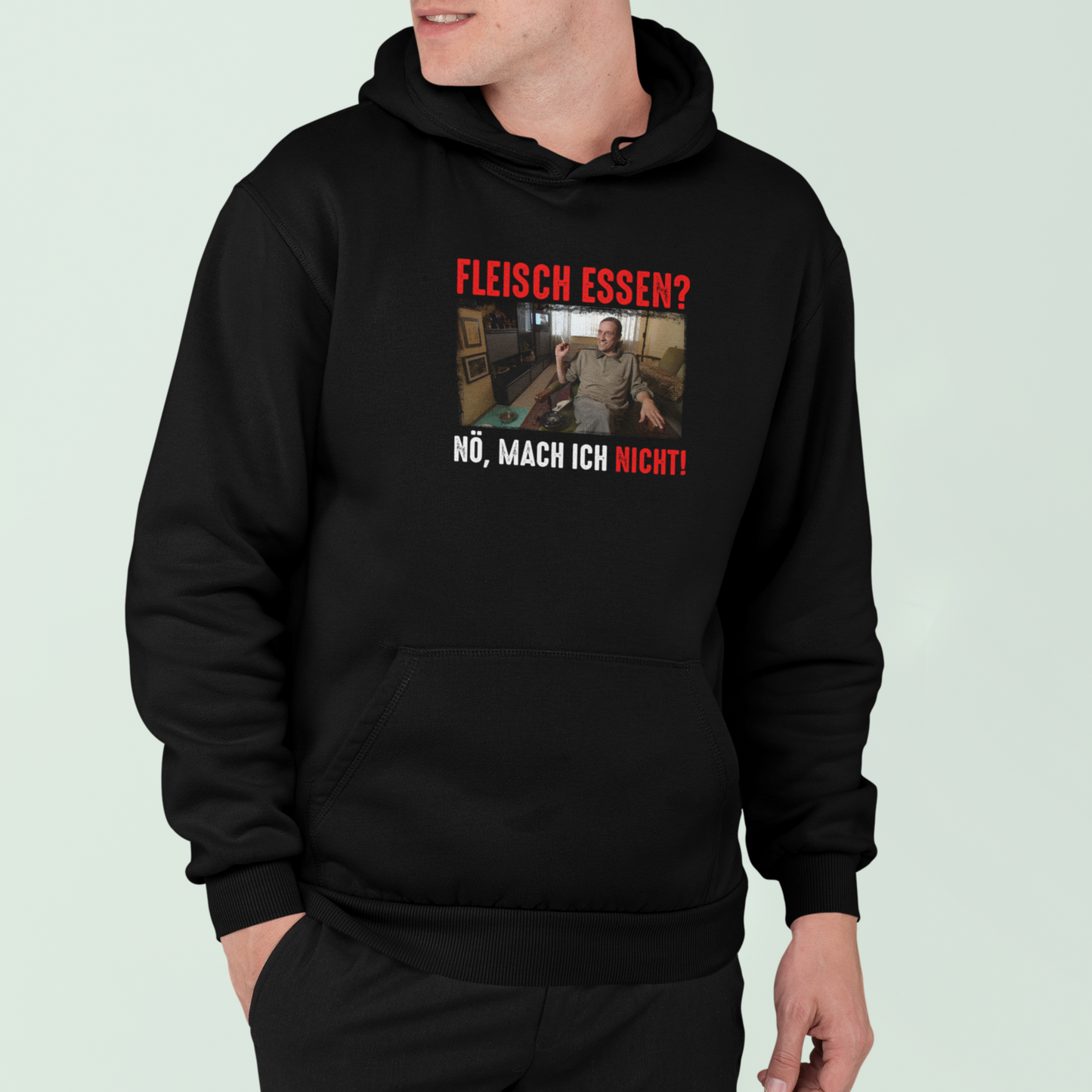 Fleisch essen? Nö mach ich nicht - Premium Hoodie