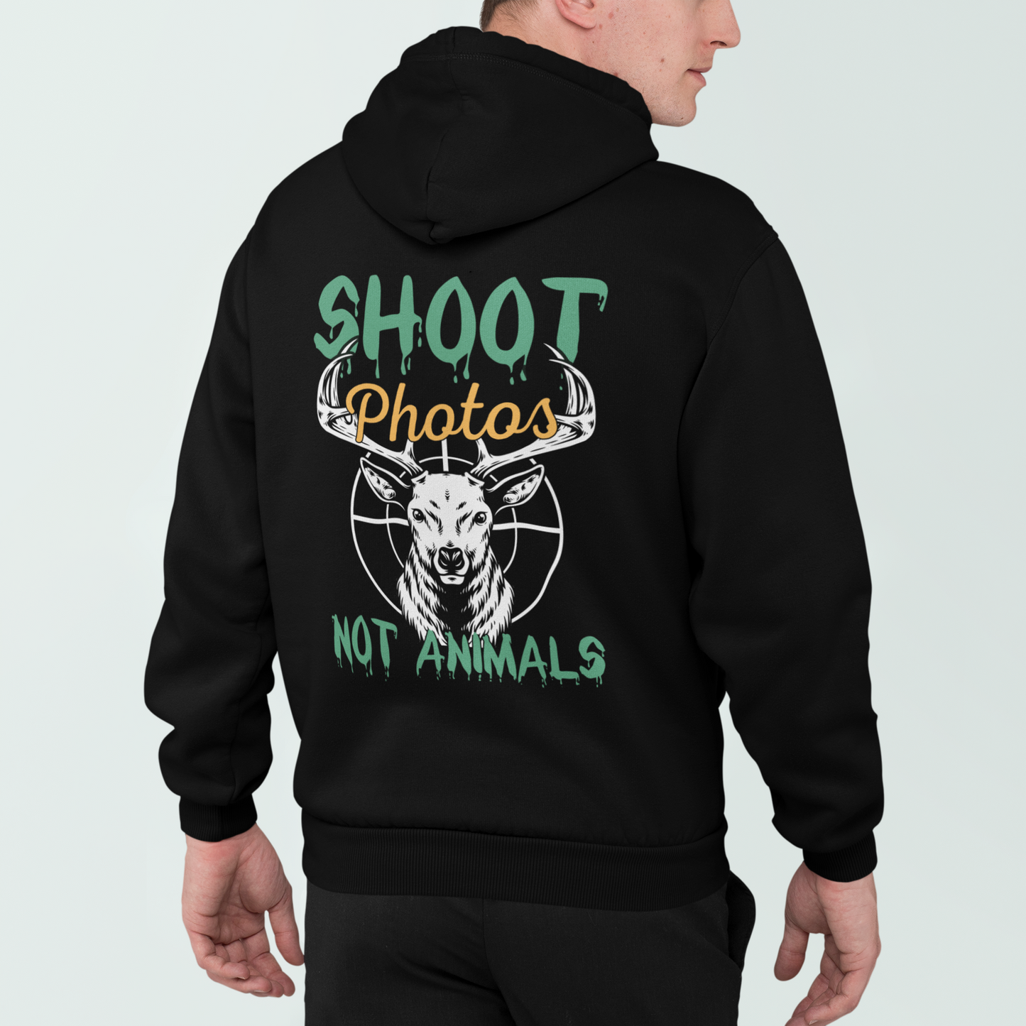 Shoot photos not animals - Premium Hoodie