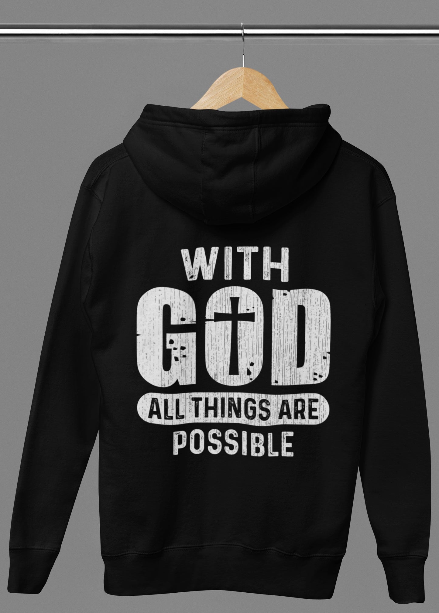 With God all things are possible - Premium Hoodie