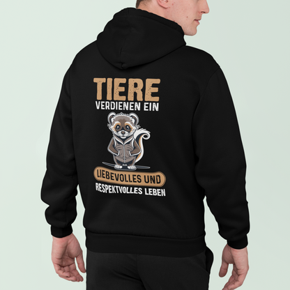 Tiere verdienen Respekt - Premium Hoodie