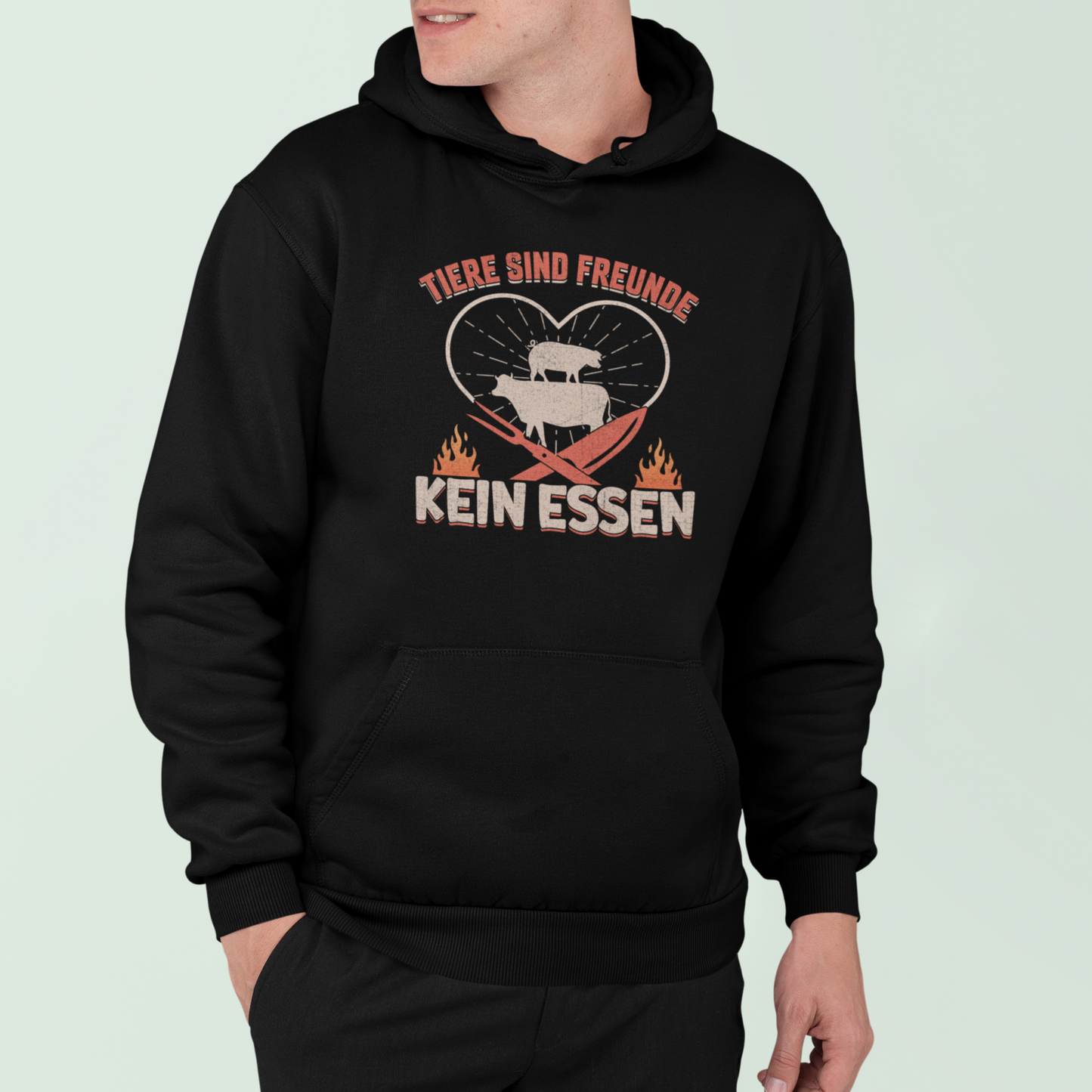 Tiere sind Freunde - Premium Hoodie