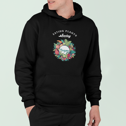 Eating Plants, Saving Animals - Premium Hoodie