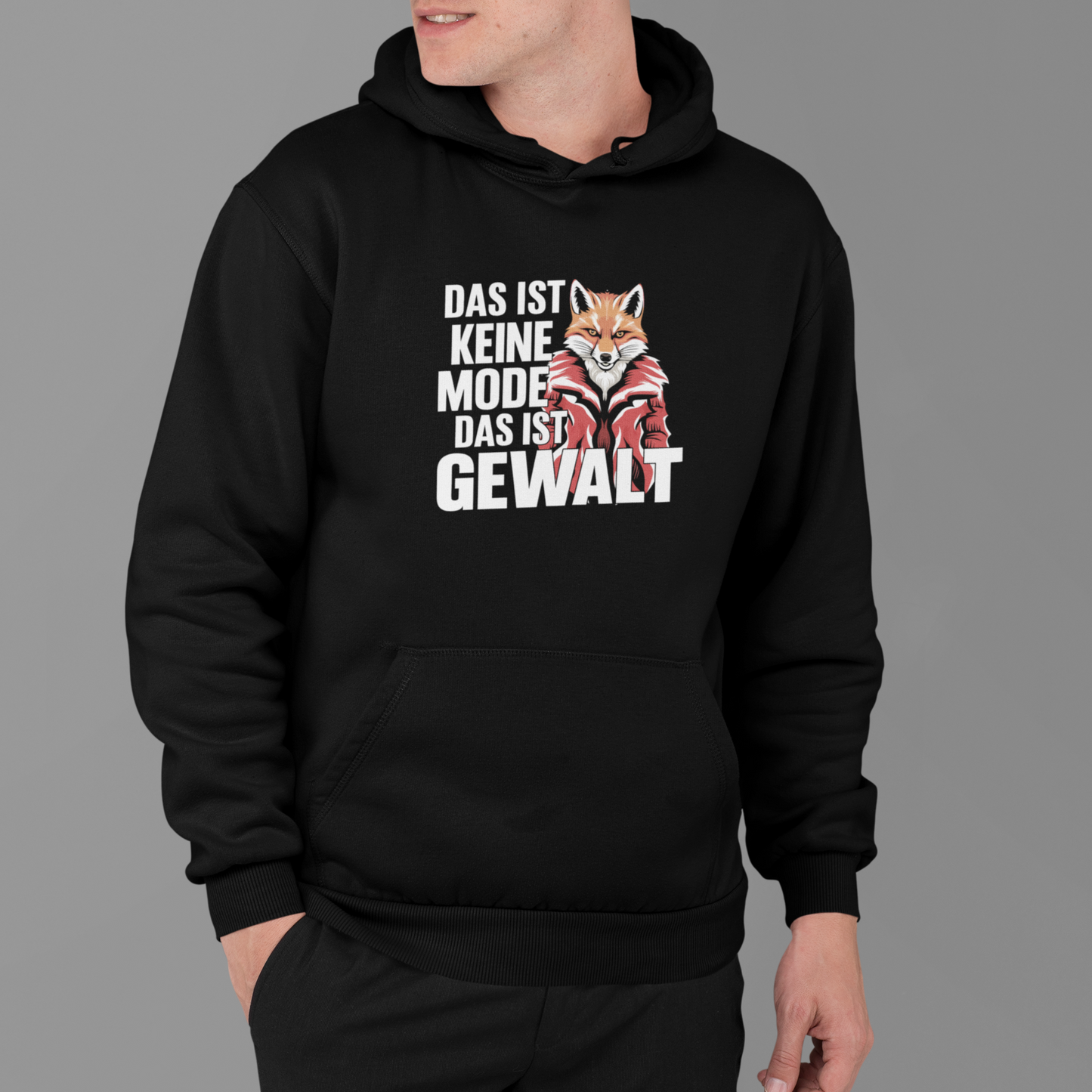 Das ist Gewalt und keine Mode - Premium Hoodie