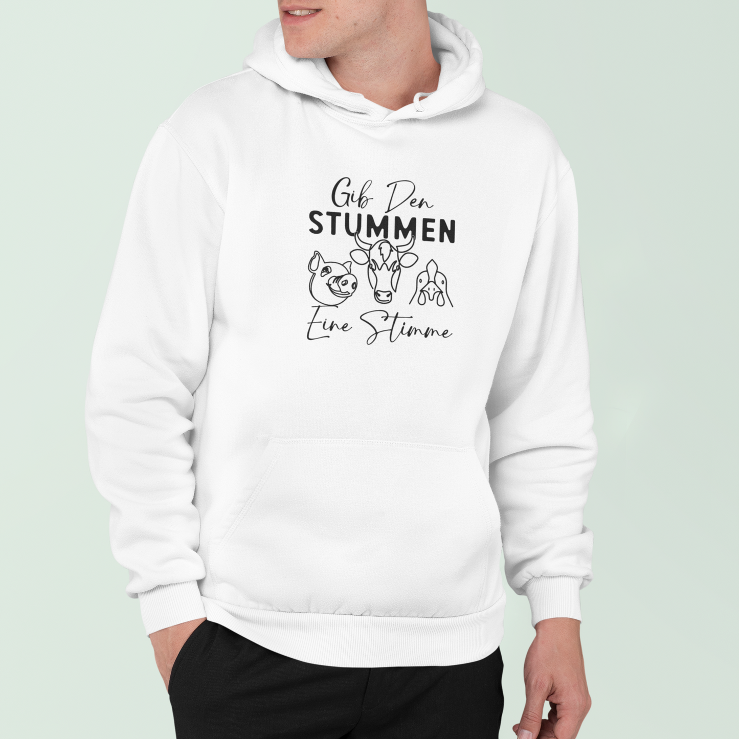 Gib den Stummen eine Stimme - Premium Hoodie