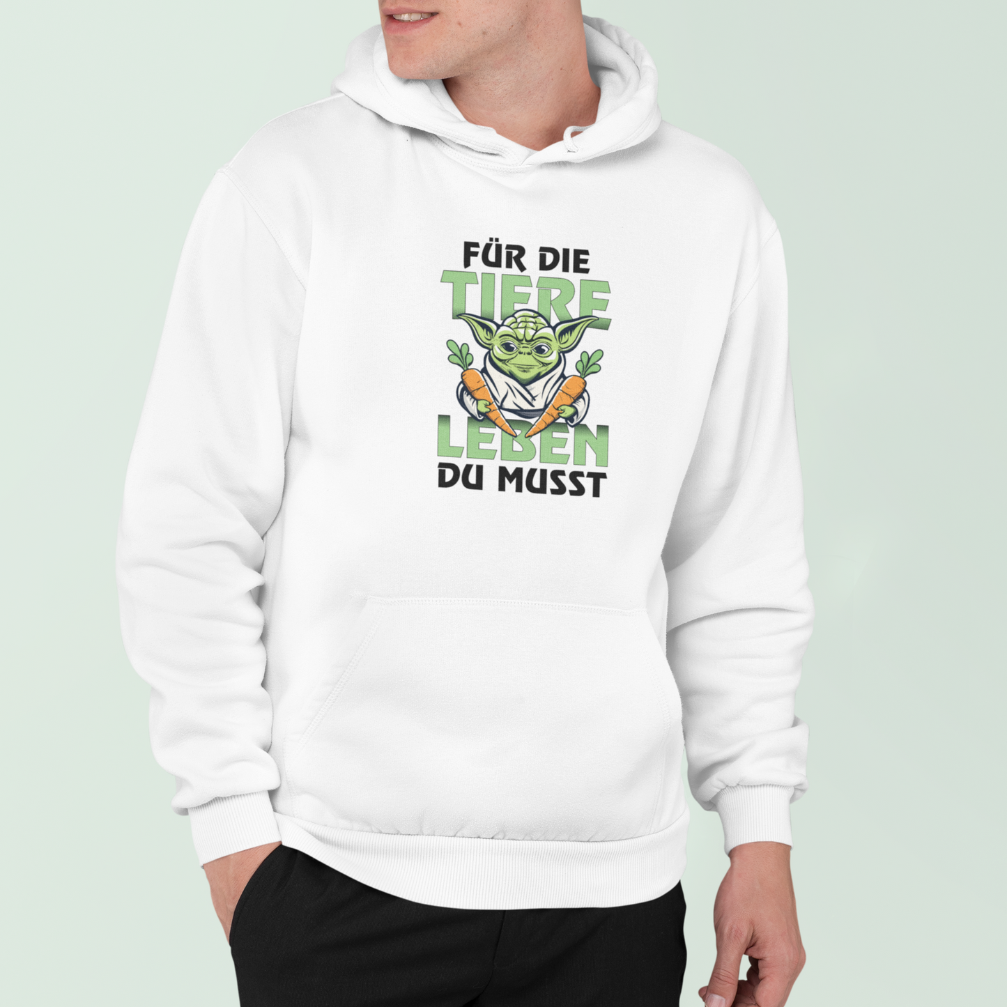 Für die Tiere leben du Musst - Premium Hoodie