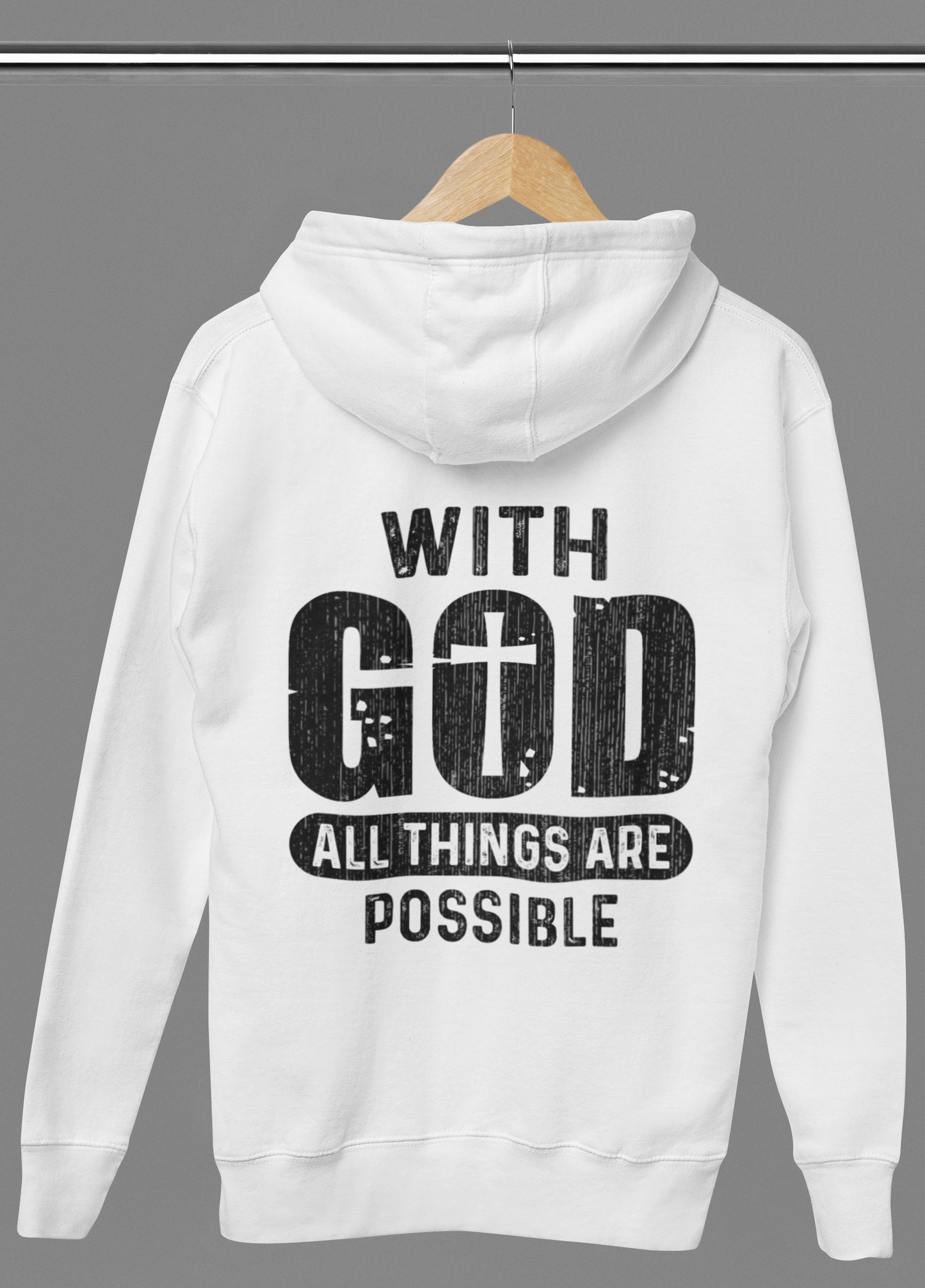 With God all things are possible - Premium Hoodie