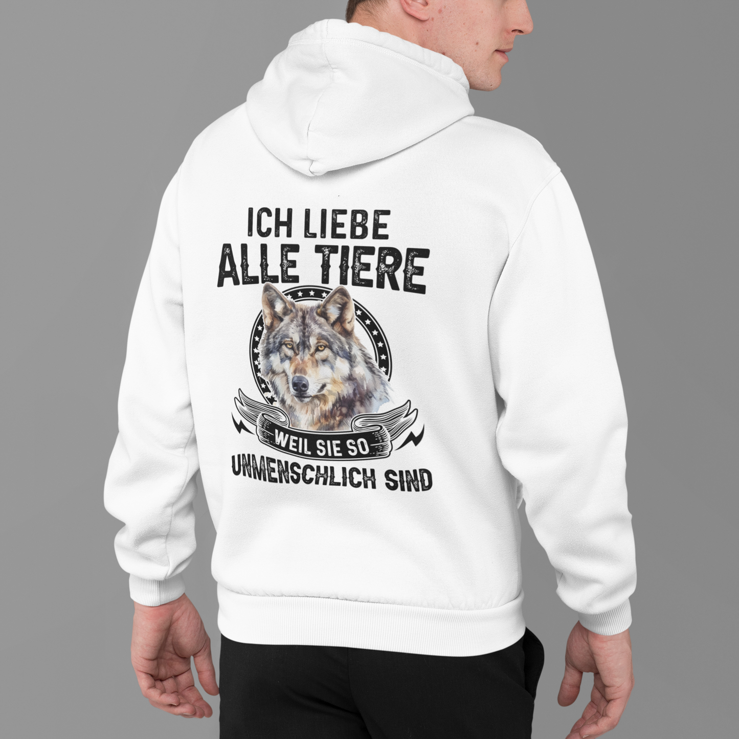 Ich liebe alle Tiere - Premium Hoodie