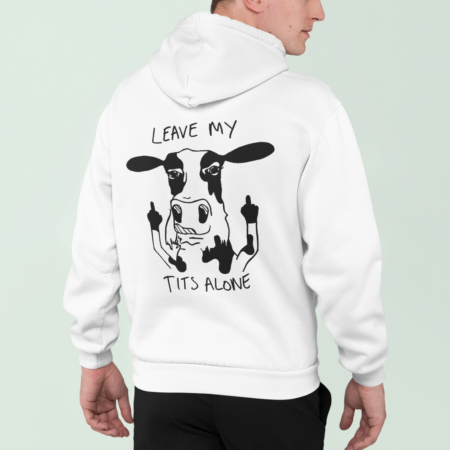 Leave my tits alone - Premium Hoodie