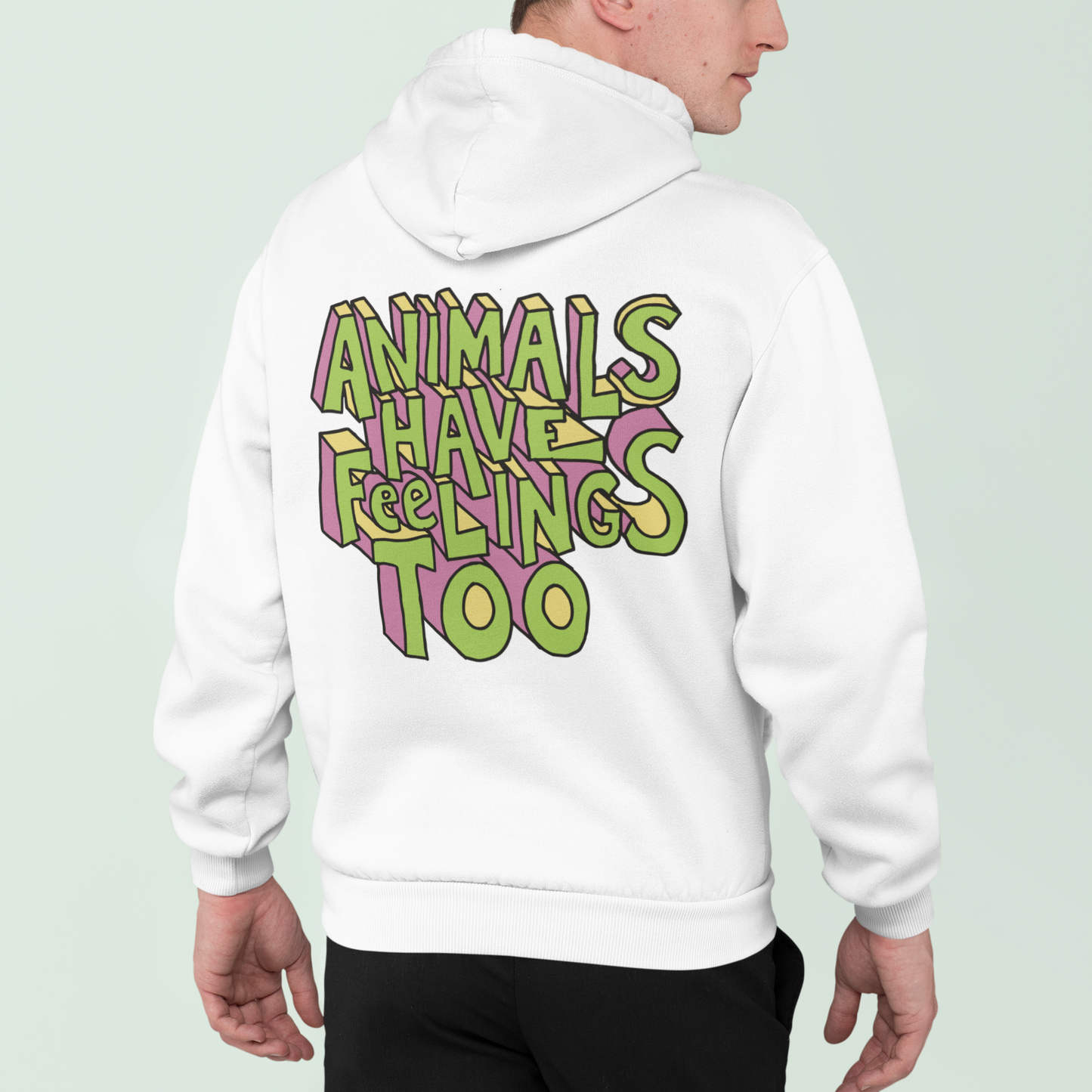 Animals have feelings too - Premium Hoodie