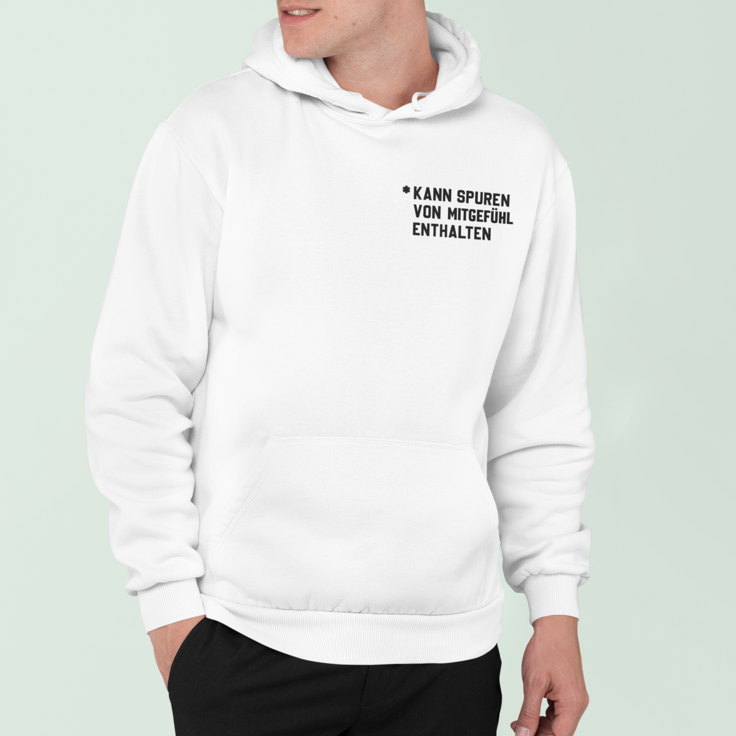 Kann Spuren von Mitgefühl enthalten - Premium Hoodie