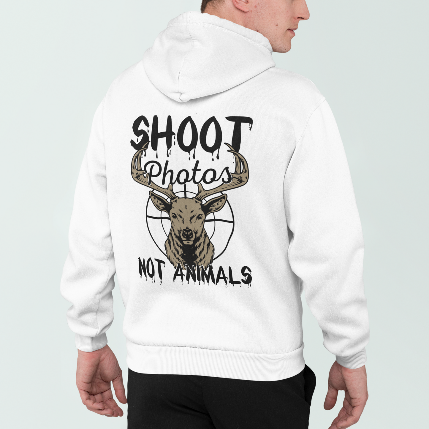 Shoot photos not animals - Premium Hoodie