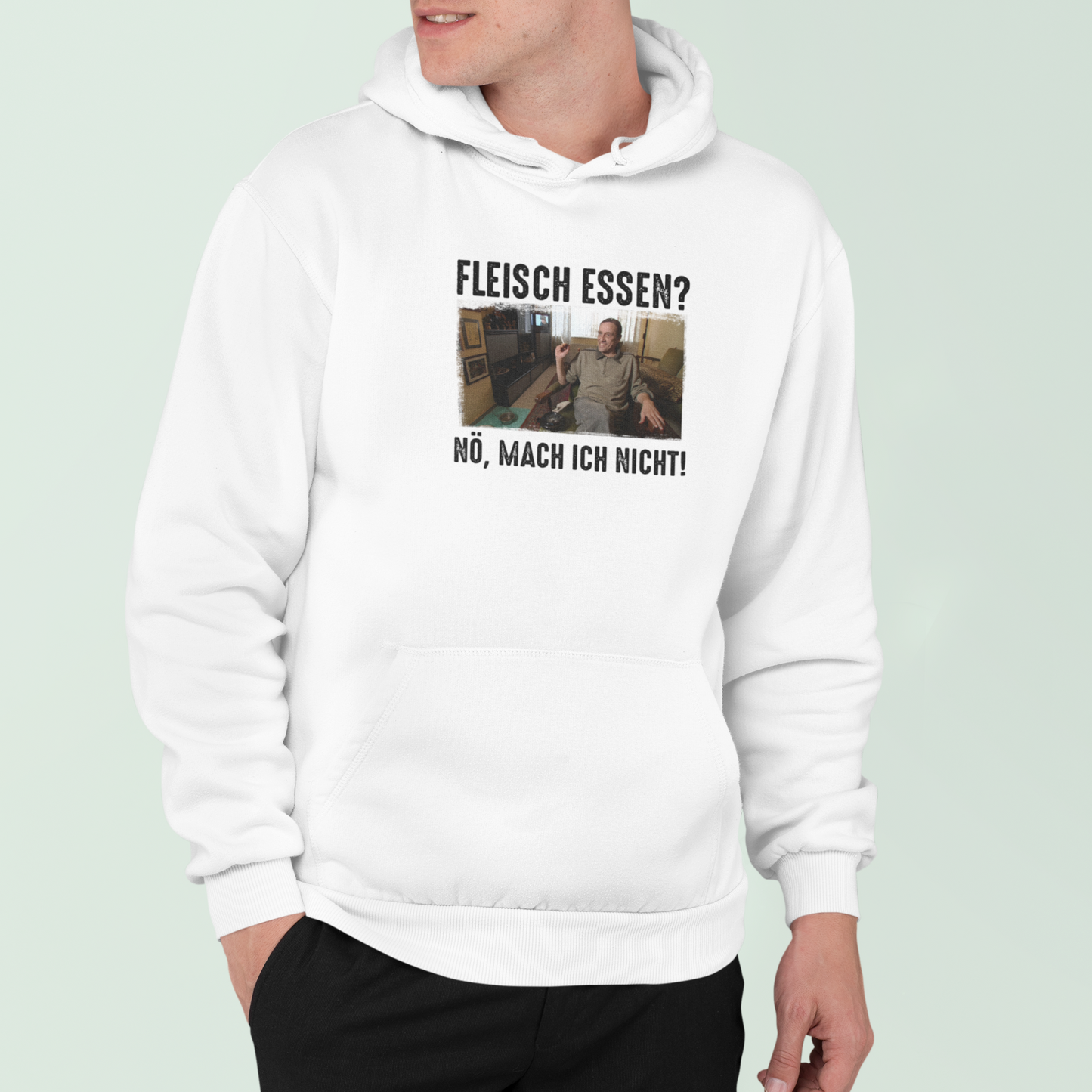 Fleisch essen? Nö mach ich nicht - Premium Hoodie