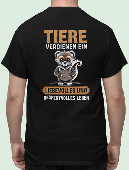 Tiere verdienen Respekt - Oversize Shirt