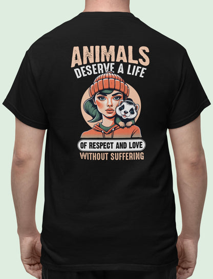 Animals deserve respect - Oversize Shirt