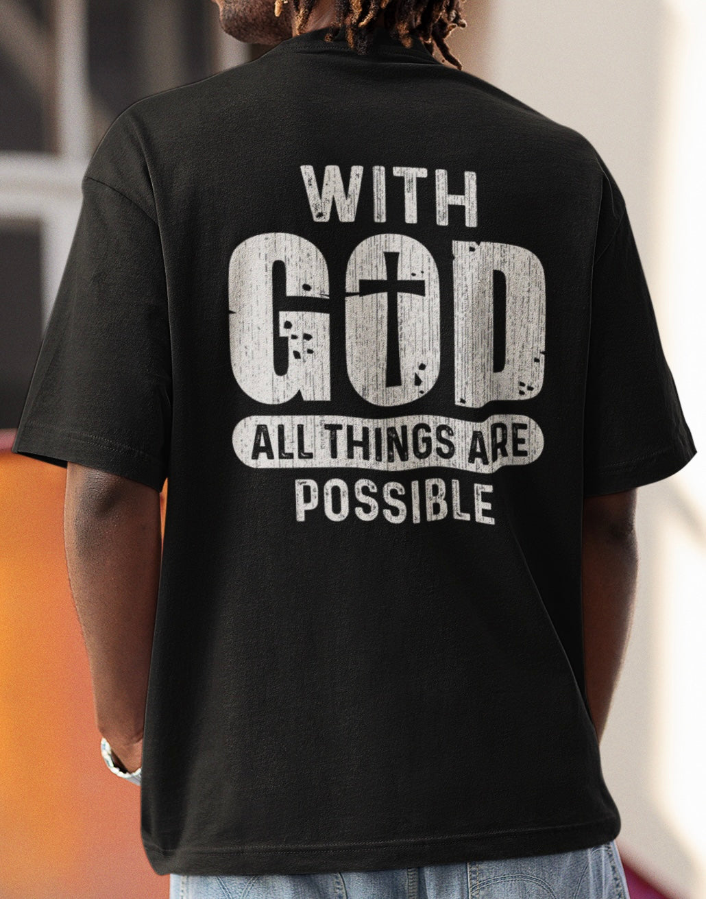 With God all things are possible - Oversize Shirt