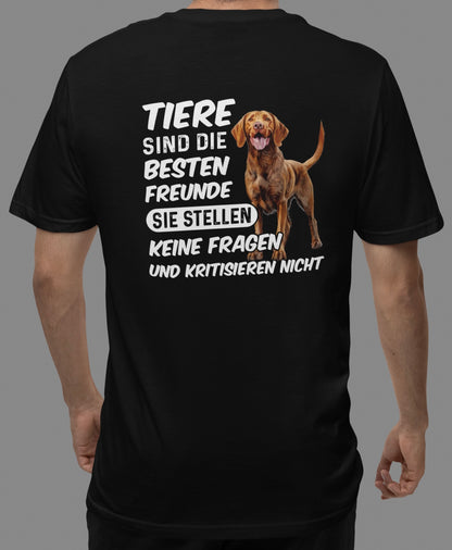 Tiere sind die besten Freunde - Oversize Shirt