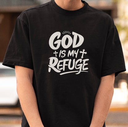 God is my refuge - Oversize Shirt