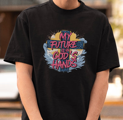 My future is in god´s hands - Oversize Shirt