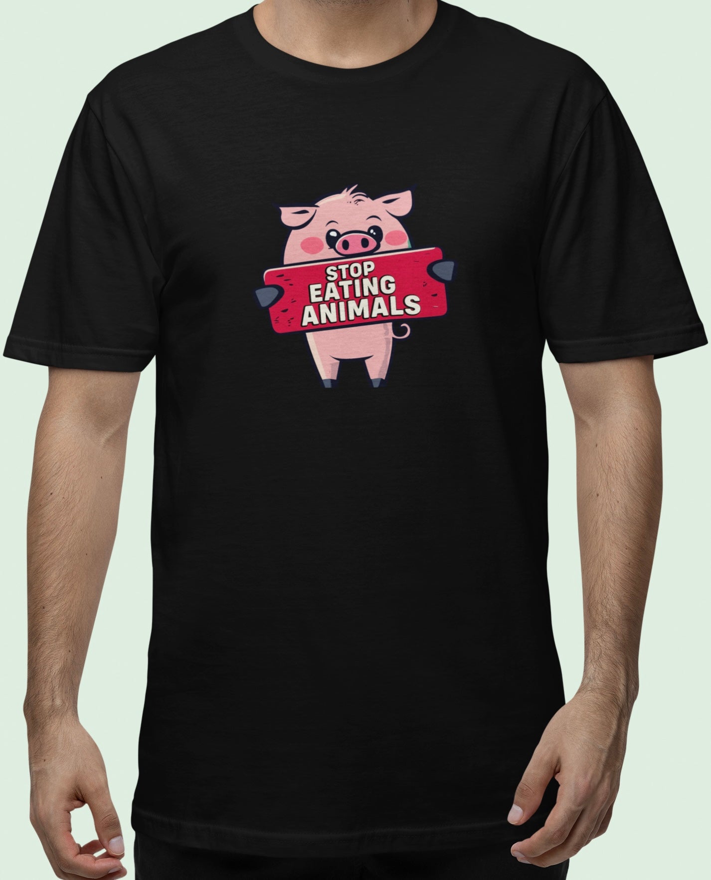 Stop eating animals - Oversize Shirt