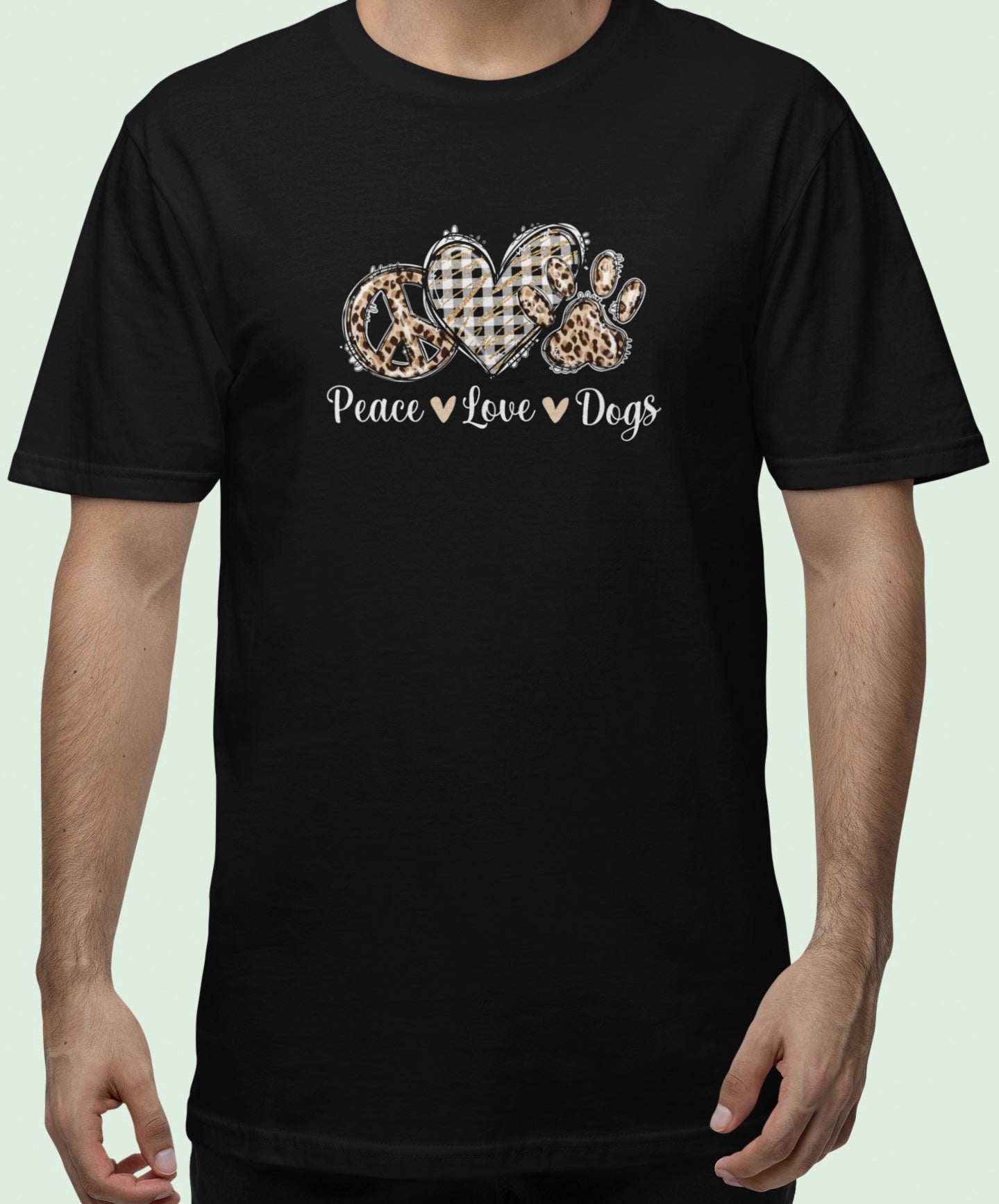 Peace,Love and Dogs - Oversize Shirt