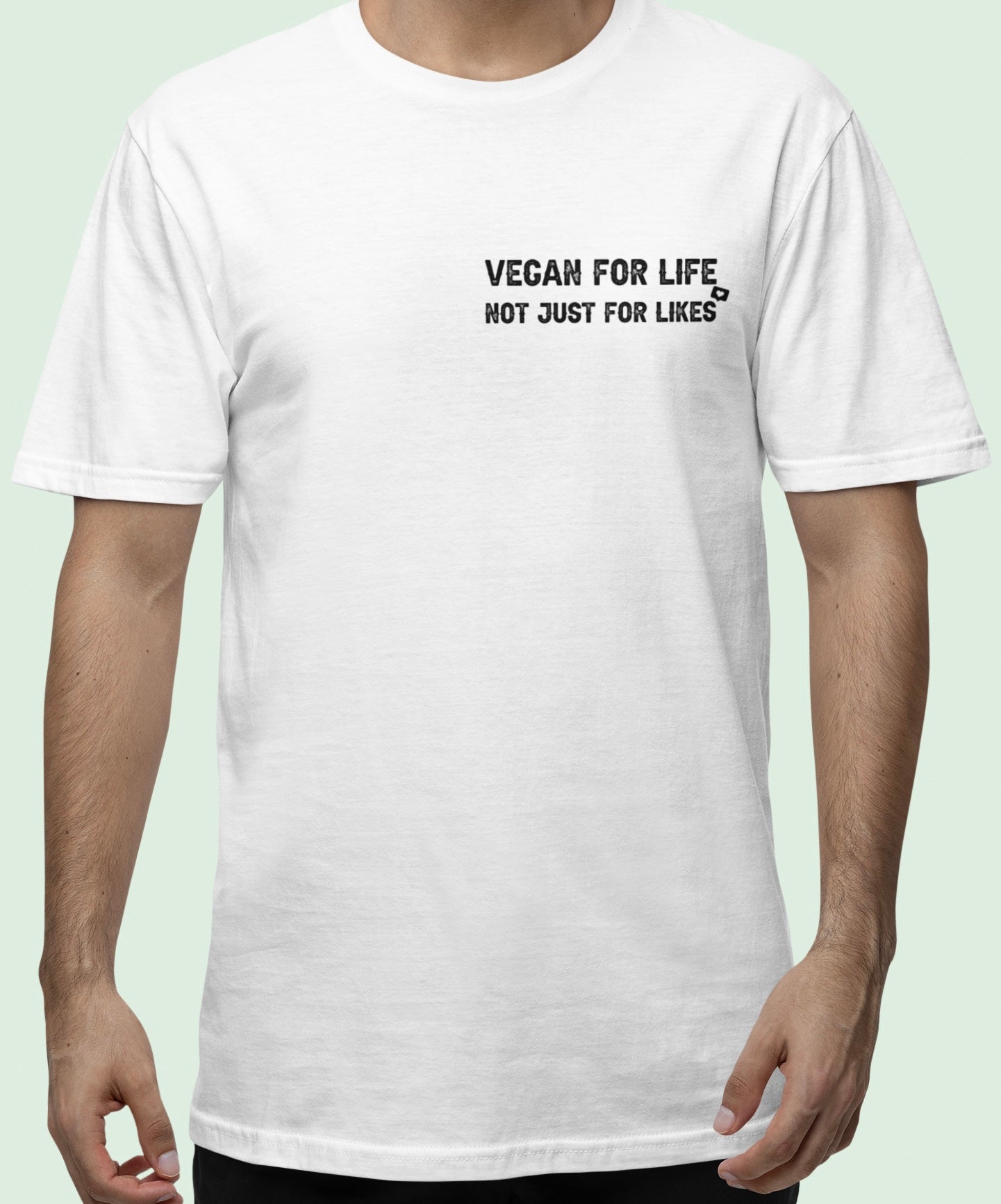 Vegan for life not just for likes - Oversize Shirt