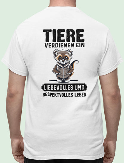 Tiere verdienen Respekt - Oversize Shirt