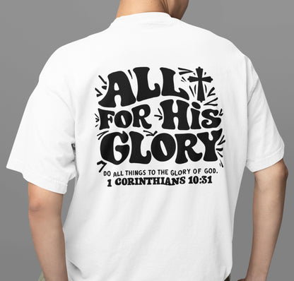 All for his glory - Oversize Shirt