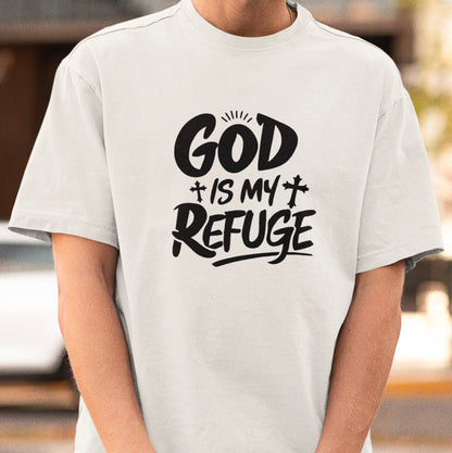 God is my refuge - Oversize Shirt