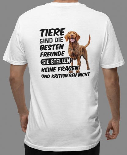 Tiere sind die besten Freunde - Oversize Shirt