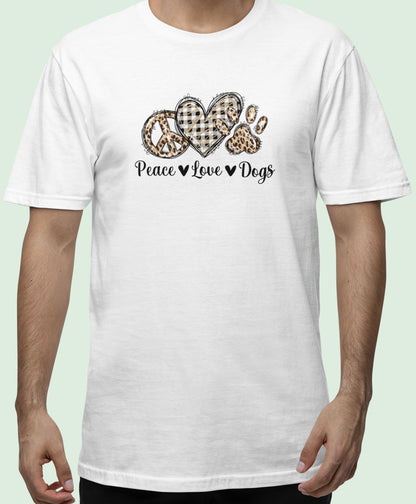 Peace,Love and Dogs - Oversize Shirt