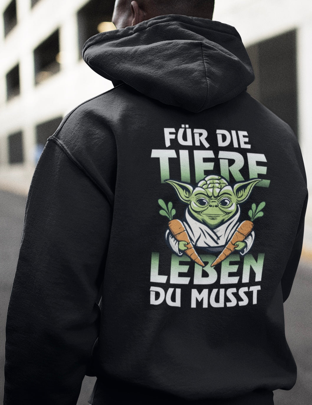 Für die Tiere leben du Musst - Oversized Hoodie