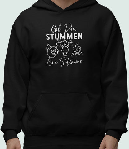 Gib den Stummen eine Stimme - Oversized Hoodie