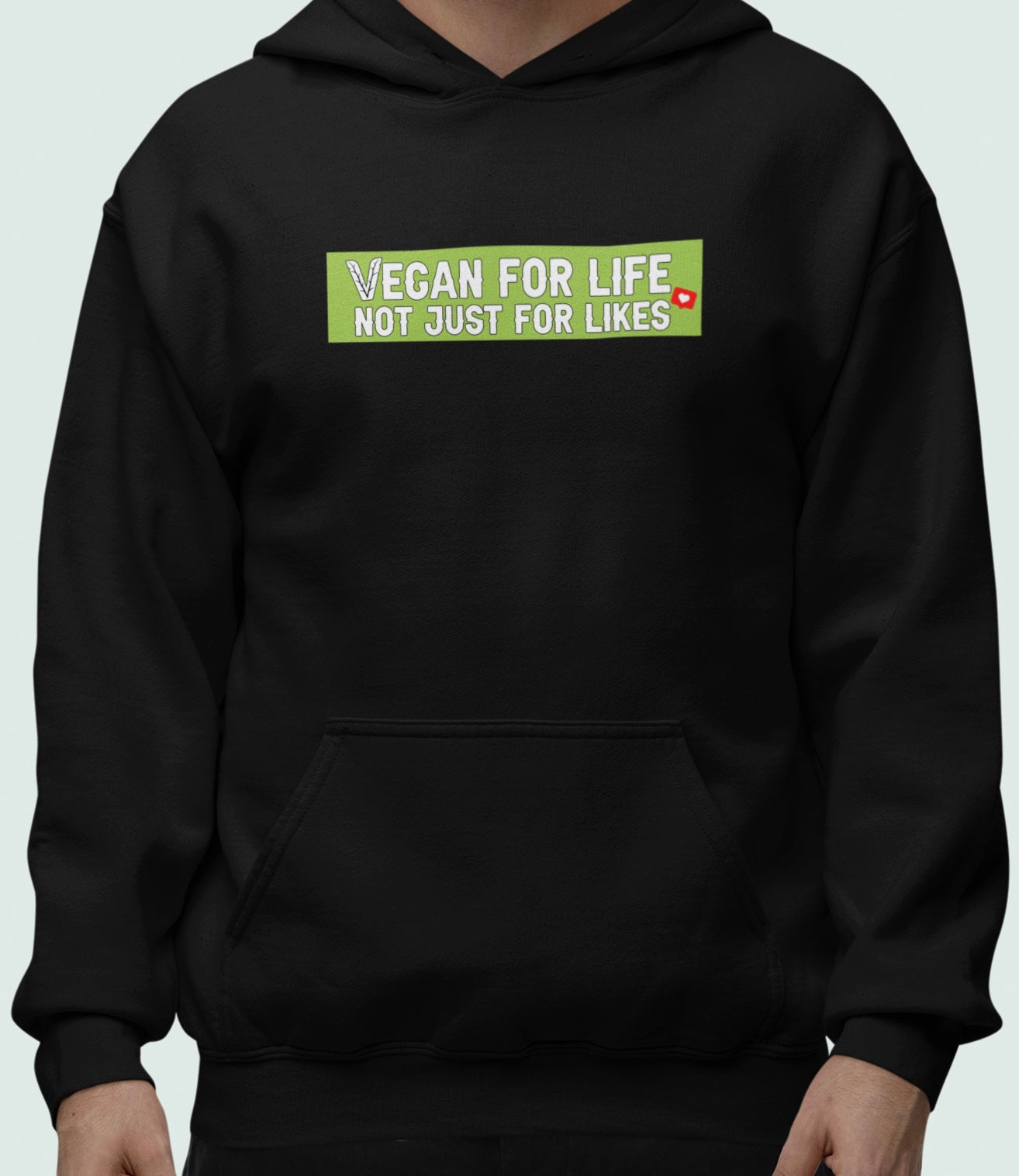 Vegan for life - Oversized Hoodie