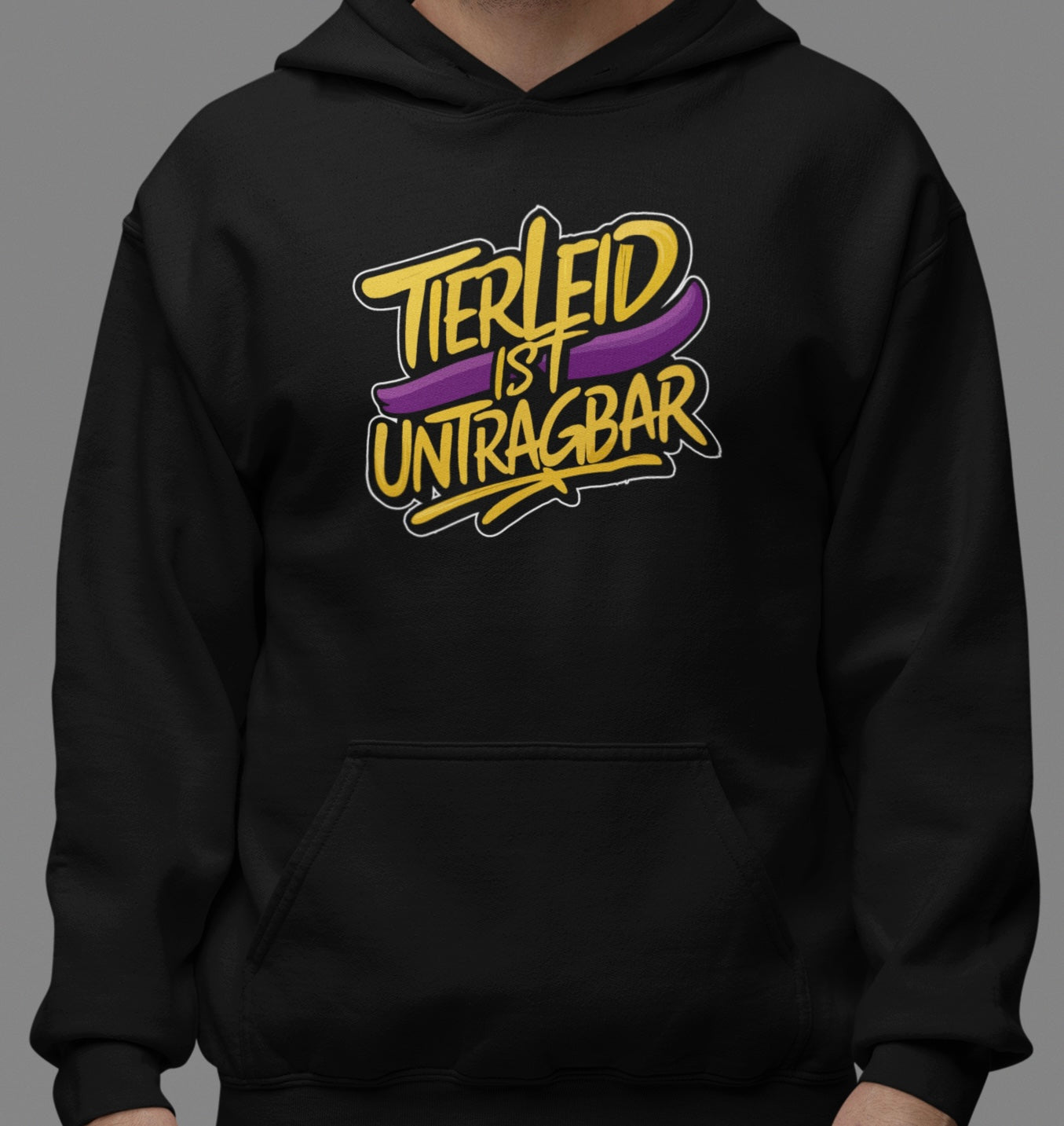 Tierleid ist untragbar - Oversized Hoodie