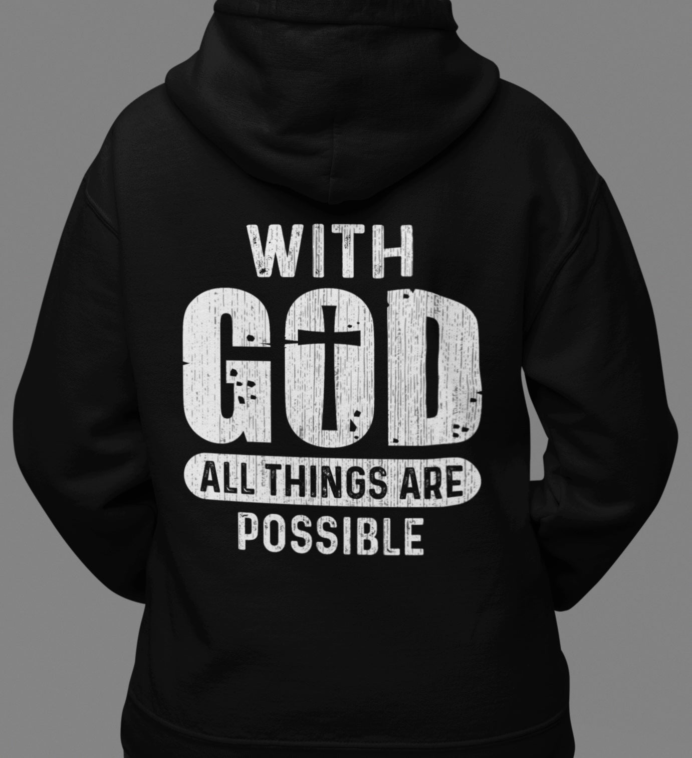 With God all things are possible - Oversized Hoodie