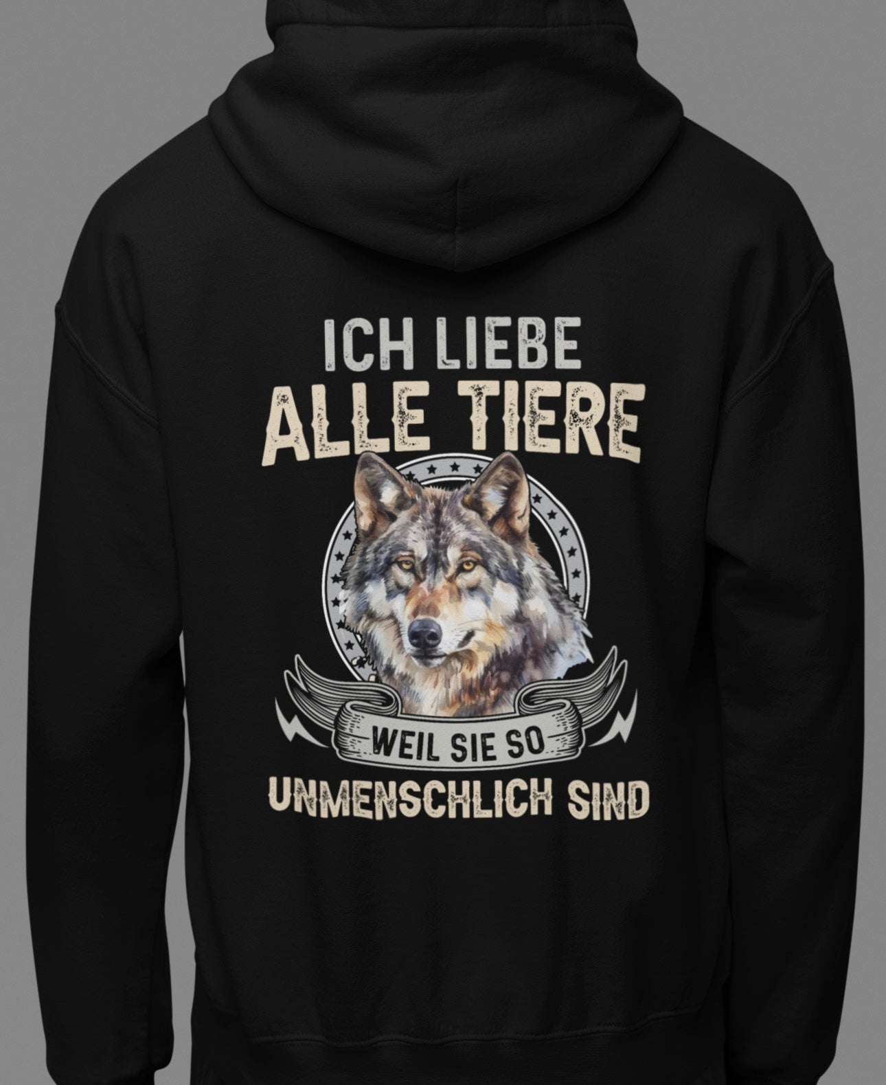 Ich liebe alle Tiere - Oversized Hoodie