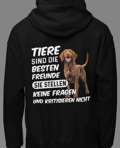 Tiere sind die besten Freunde - Oversized Hoodie