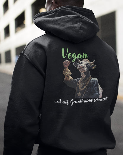 Vegan weil mir Gewalt nicht schmeckt - Oversized Hoodie