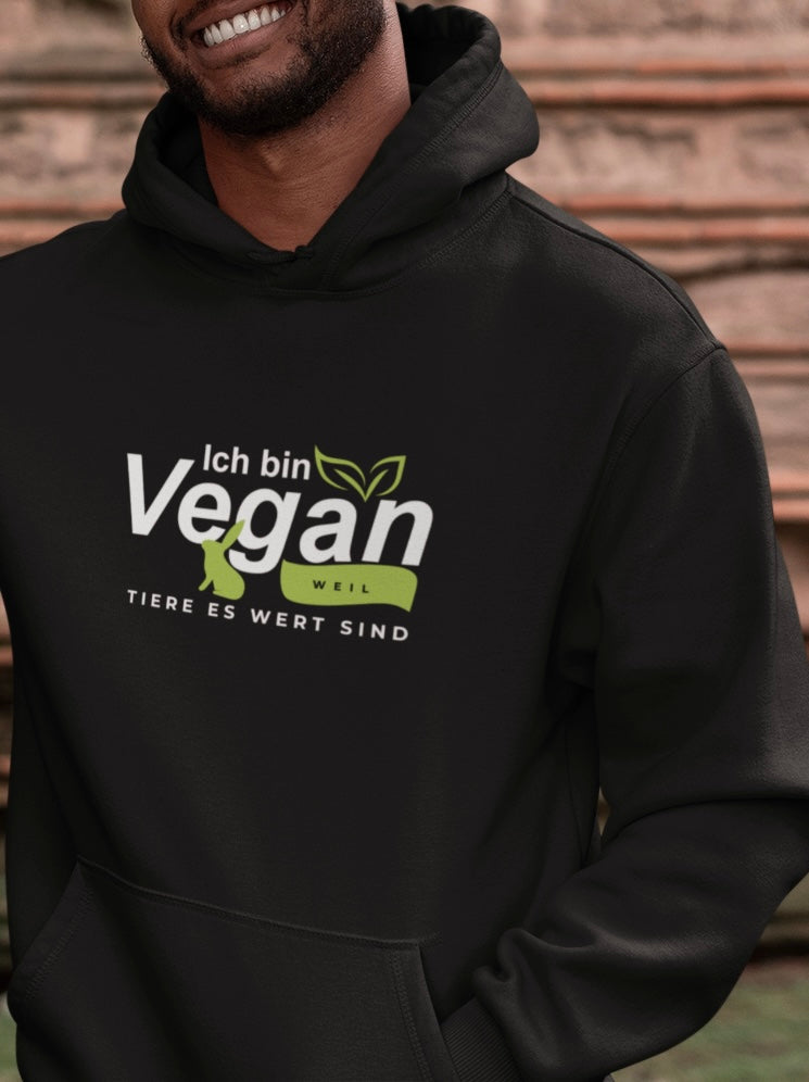 Ich bin Vegan - Oversized Hoodie