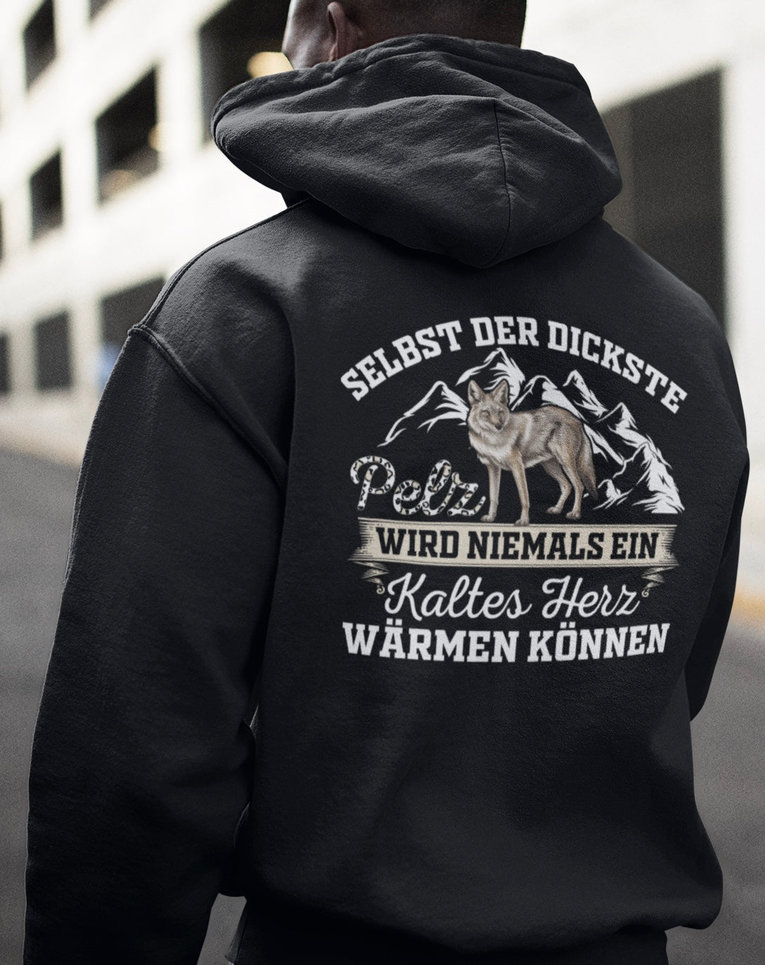 Selbst der dickste Pelz wird niemals ein kaltes Herz wärmen - Oversized Hoodie