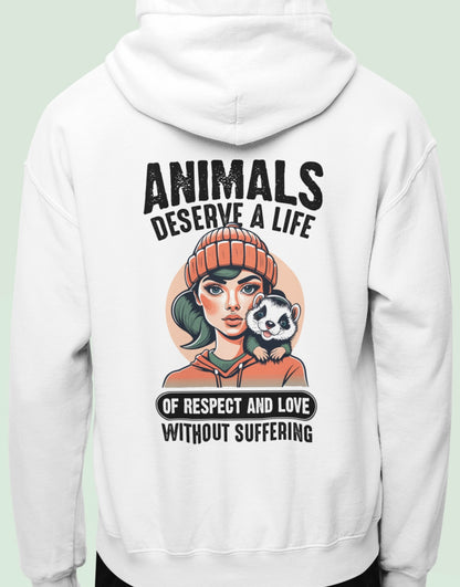 Animals deserve respect - Oversized Hoodie