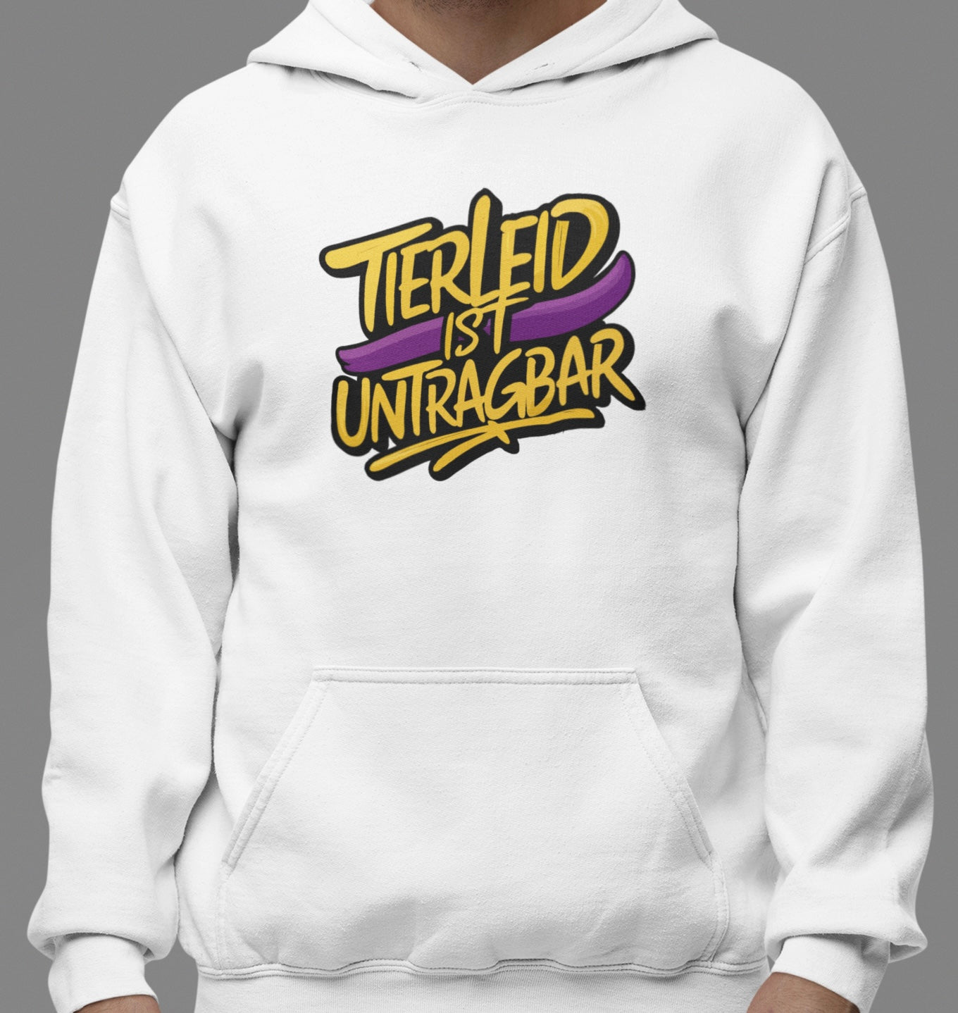 Tierleid ist untragbar - Oversized Hoodie