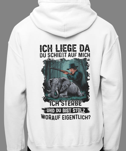 Ich liege da - Oversized Hoodie